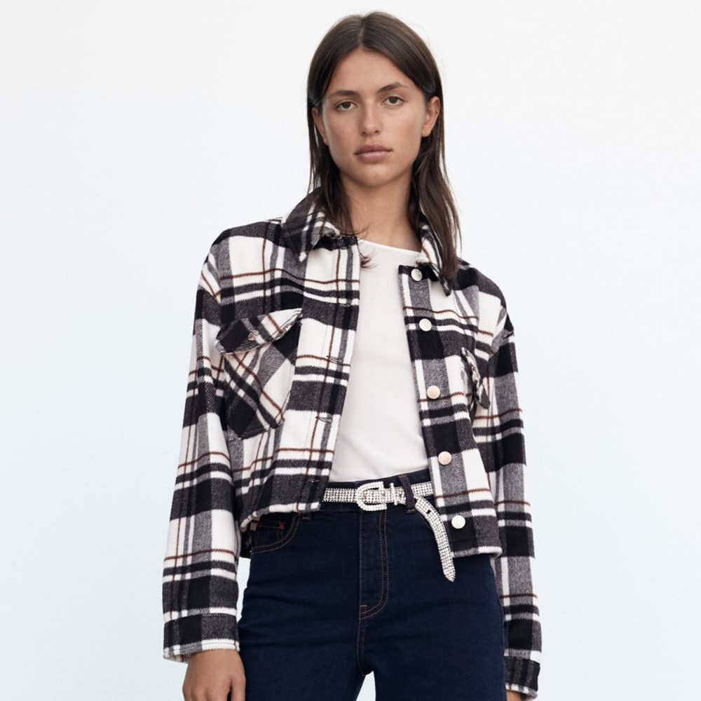 Zara Cropped Shacket